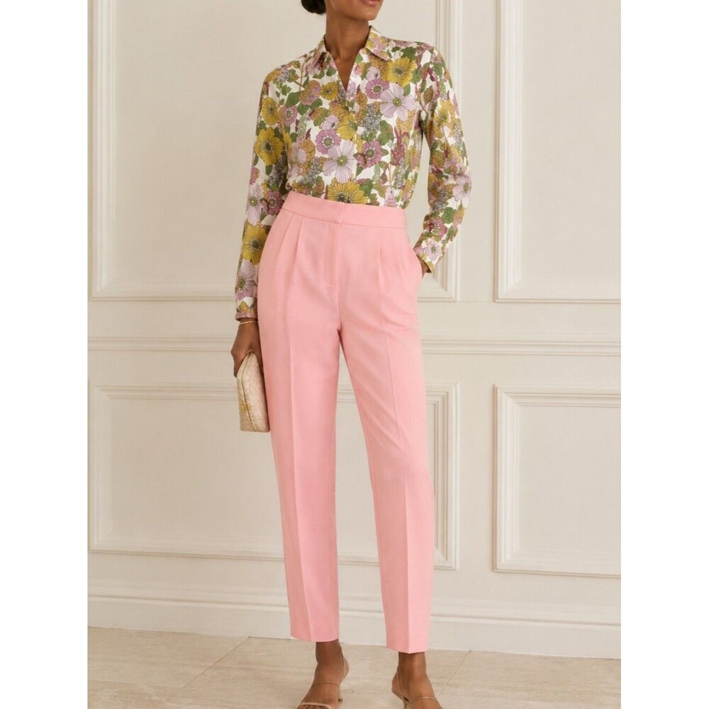 NWT Tuckernuck Wildflower Fields Adalie Jumpsuit 6 Pink Floral Quiet Luxury